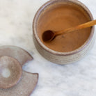 Stoneware Vallauris Mustard Pot - elsie green - the french ktichen