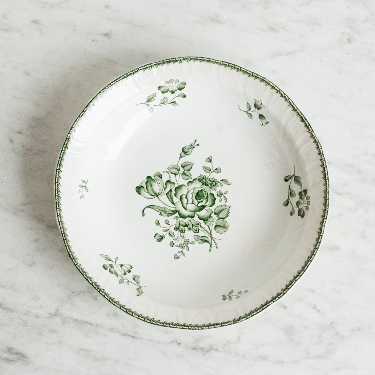 Strausbourg Transferware Serving Bowl - elsie green - The French Kitchen