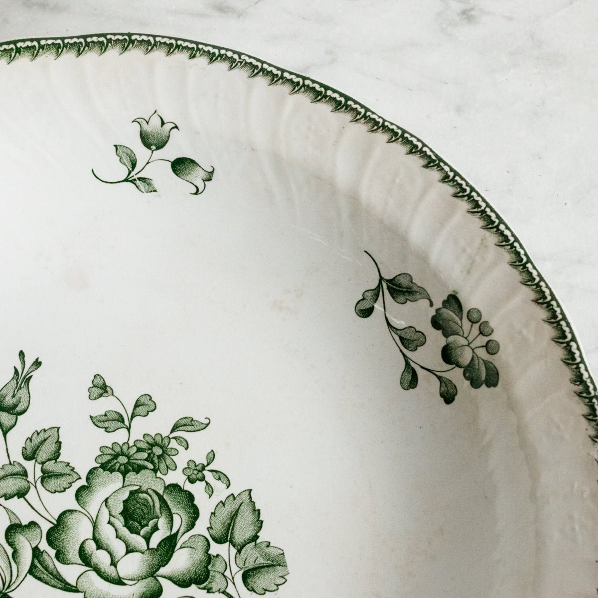 Strausbourg Transferware Serving Bowl - elsie green - The French Kitchen