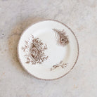 Succursale Transferware Plate With Birds And Feathers Set Of 4 - elsie green - The French Kitchen