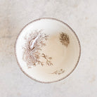 Succursale Transferware Serving Bowl With Bird And Feather - elsie green - The French Kitchen