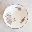Succursale Transferware Serving Bowl With Birds & Feathers - elsie green - The French Kitchen