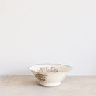 Succursale Transferware Serving Bowl With Birds & Feathers - elsie green - The French Kitchen