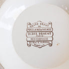 Succursale Transferware Serving Bowl With Birds & Feathers - elsie green - The French Kitchen