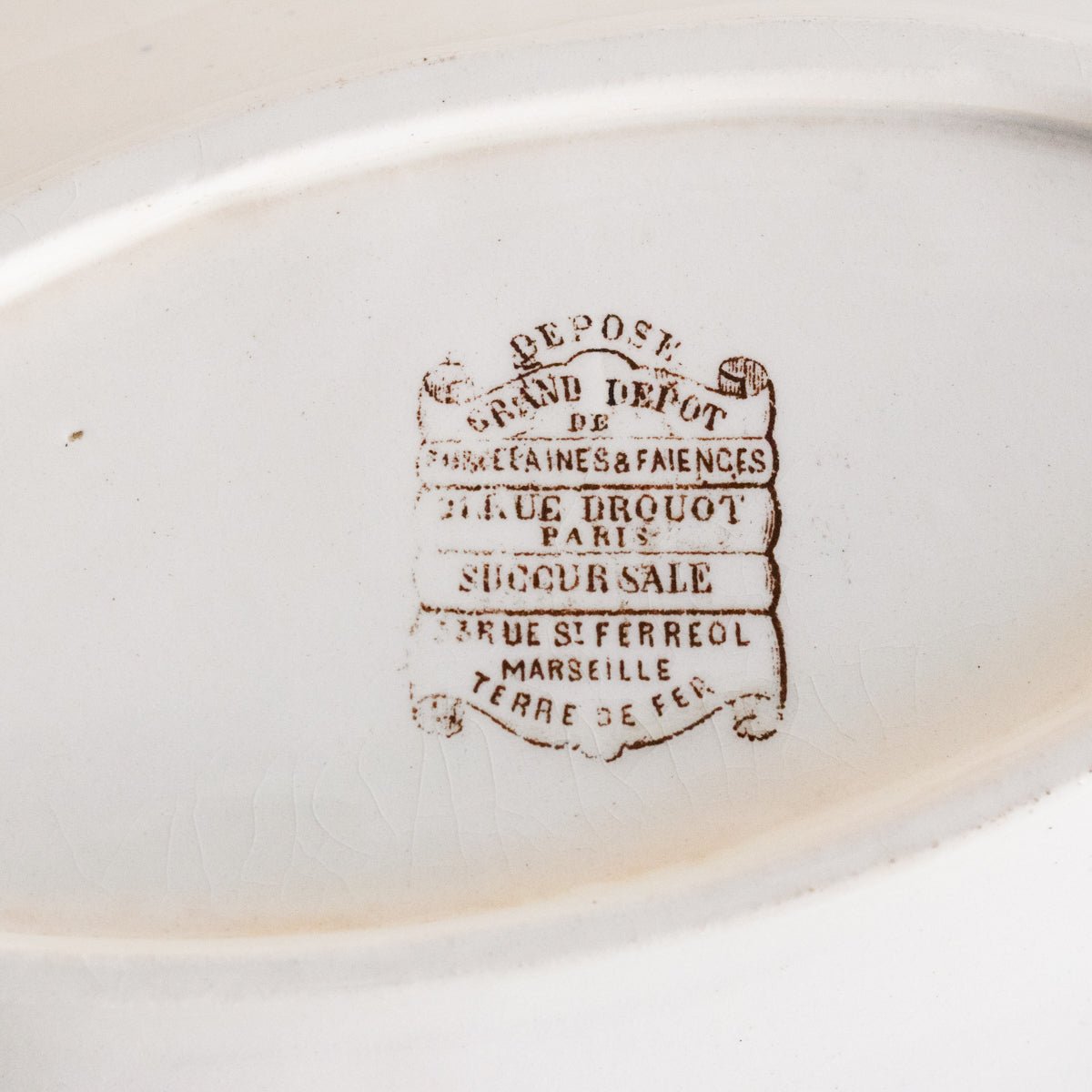 Succursale Transferware Spoon Rest - elsie green - The French Kitchen