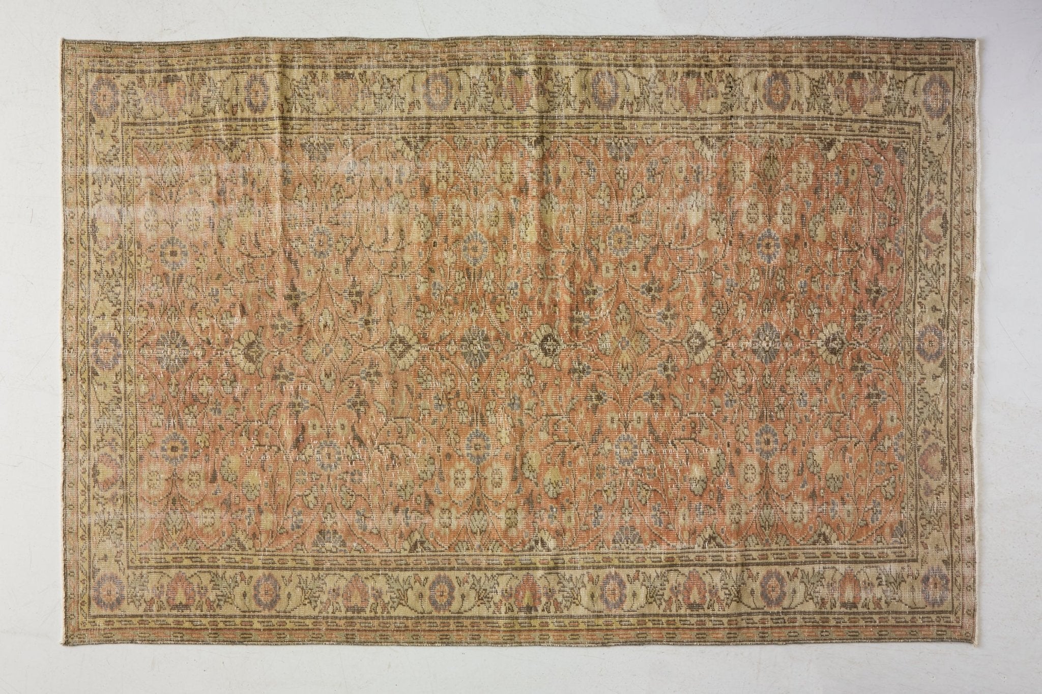 Talence Vintage Rug | 6'3" x 9'7" - elsie green - textiles