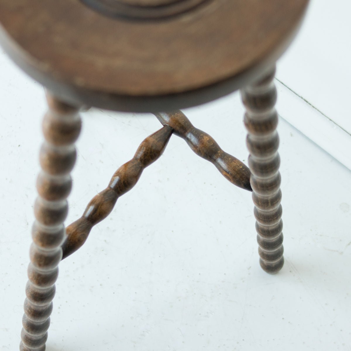 Tall Spindle Stool - elsie green - furniture