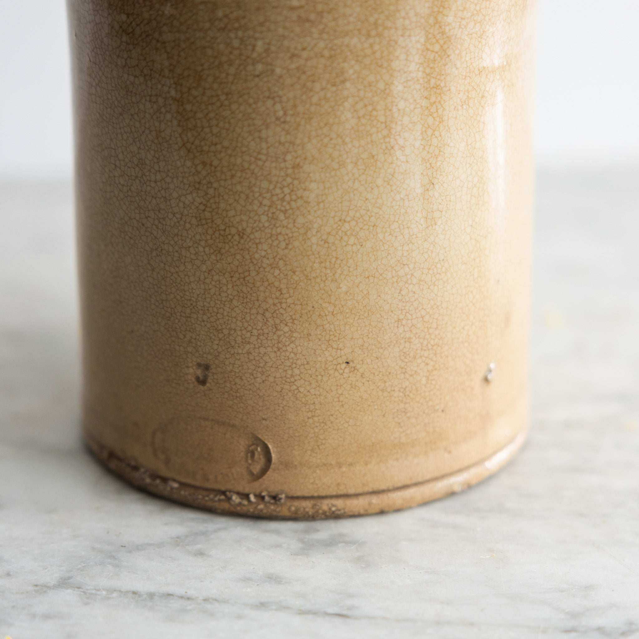 Tall Stoneware Mustard Crock - elsie green - the french kitchen