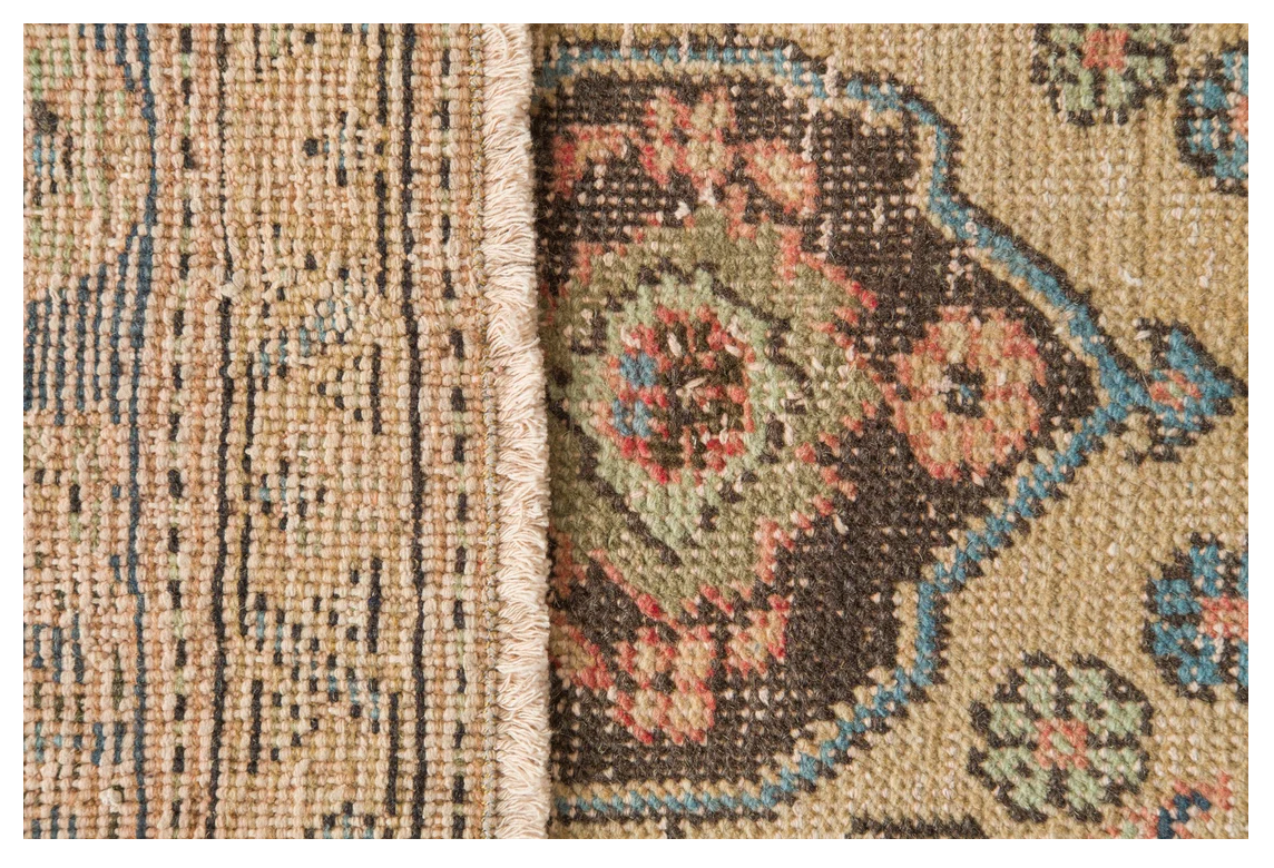 Clodomira Vintage Rug  | 3'0" x 12'1" - elsie green