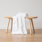 Linen Waffle Towel | White - elsie green