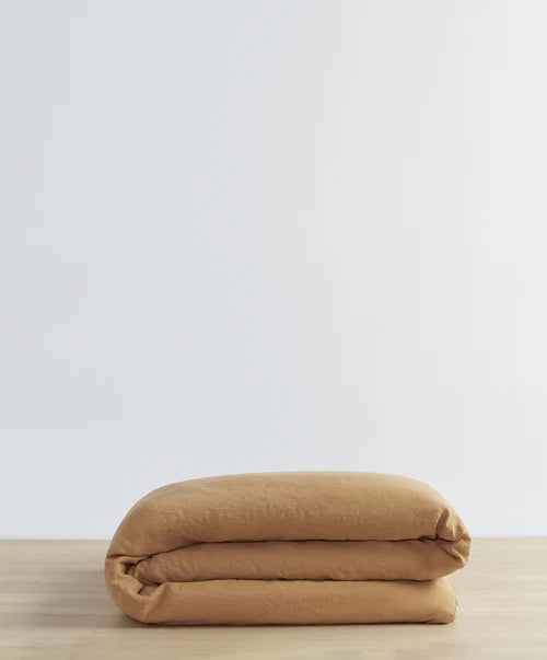 Washed Linen Duvet - elsie green