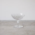 Cut Crystal Champagne Coupe Set of 5 - elsie green