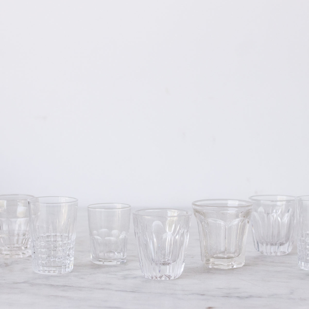 Eclectic Pair of Vintage Shot Glasses - elsie green