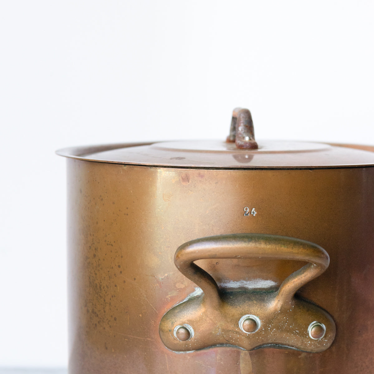 Vintage Copper Stock Pot - elsie green