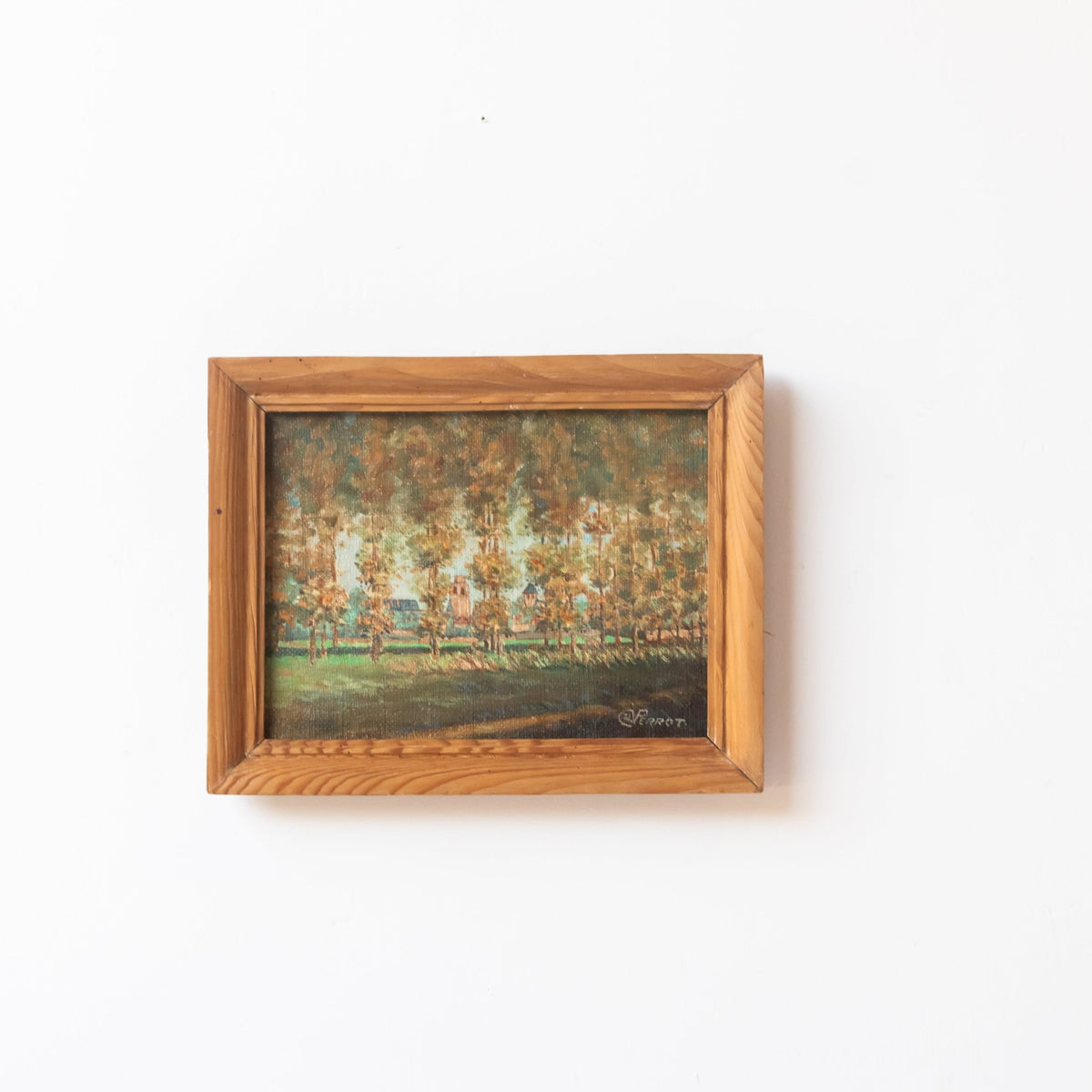 The Poplars Oil Painting | Perrot - elsie green - art
