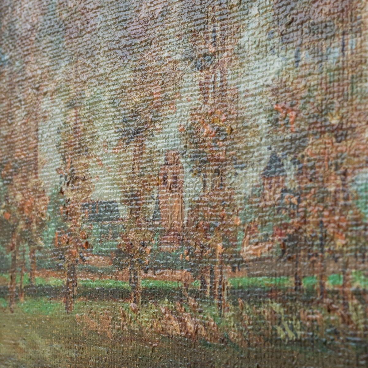 The Poplars Oil Painting | Perrot - elsie green - art