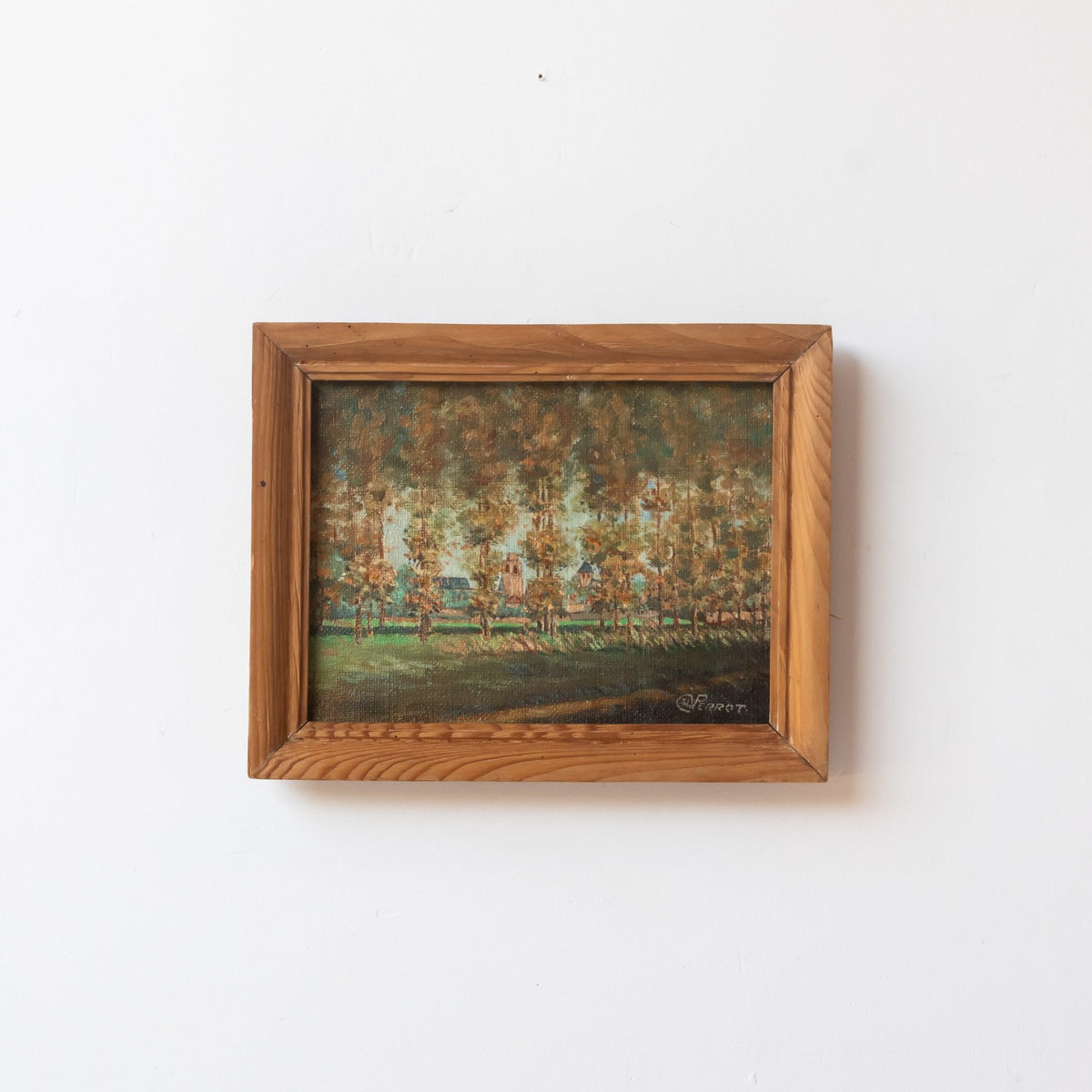 The Poplars Oil Painting | Perrot - elsie green - art