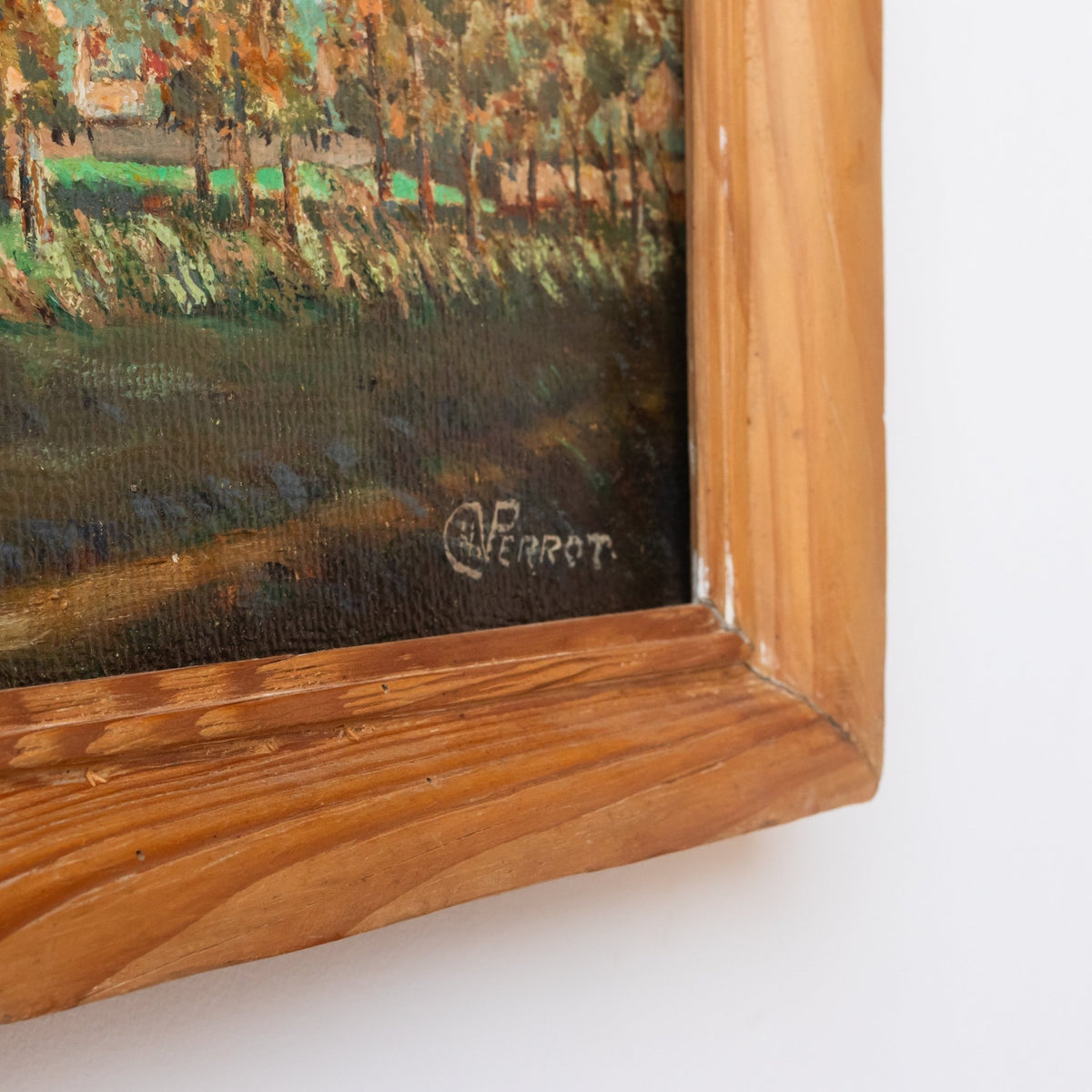 The Poplars Oil Painting | Perrot - elsie green - art