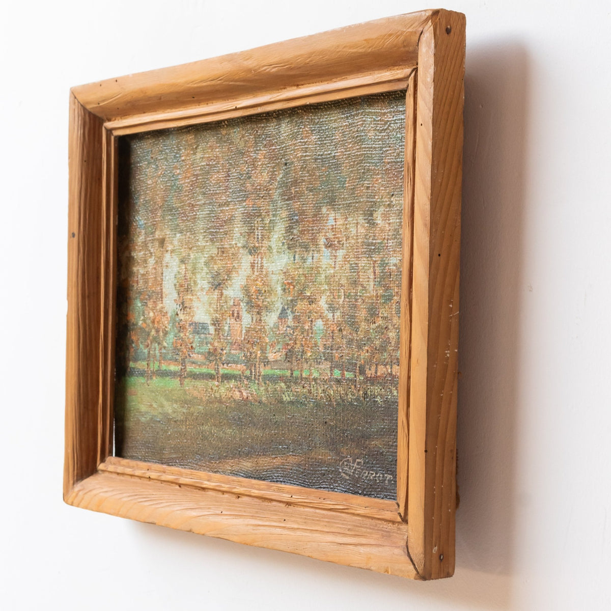 The Poplars Oil Painting | Perrot - elsie green - art
