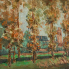The Poplars Oil Painting | Perrot - elsie green - art
