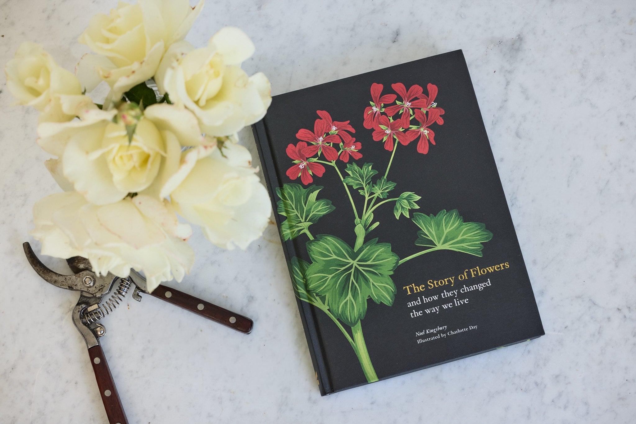 The Story of Flowers with Vintage Bud Vase and Tatine Scented Candle - elsie green - decor
