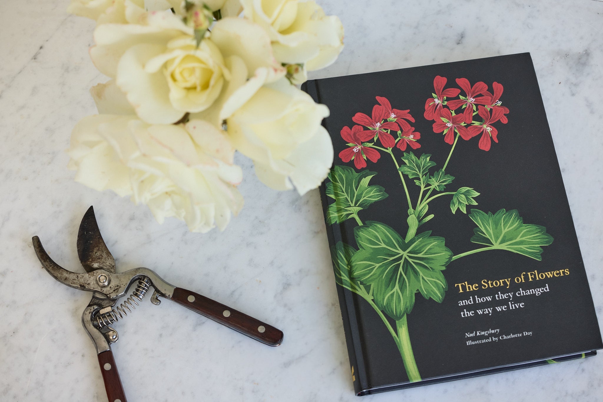 The Story of Flowers with Vintage Bud Vase and Tatine Scented Candle - elsie green - decor