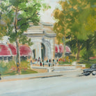 Theatre Marigny Paris Painting | Dated 1952 - elsie green - art