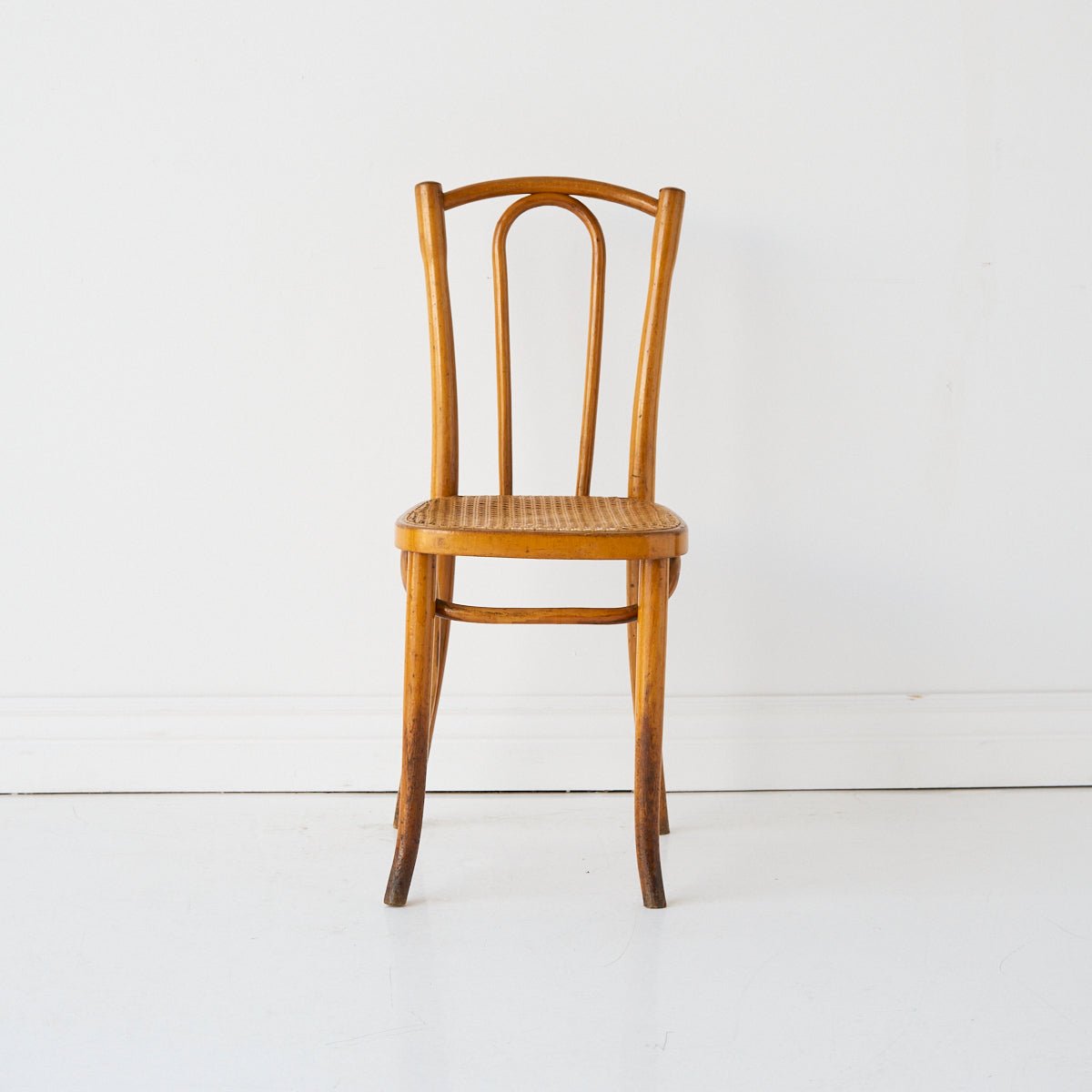 Thonet Bentwood Cane Dining Chair - elsie green - furniture