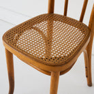 Thonet Bentwood Cane Dining Chair - elsie green - furniture