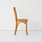 Thonet Bentwood Cane Dining Chair - elsie green - furniture