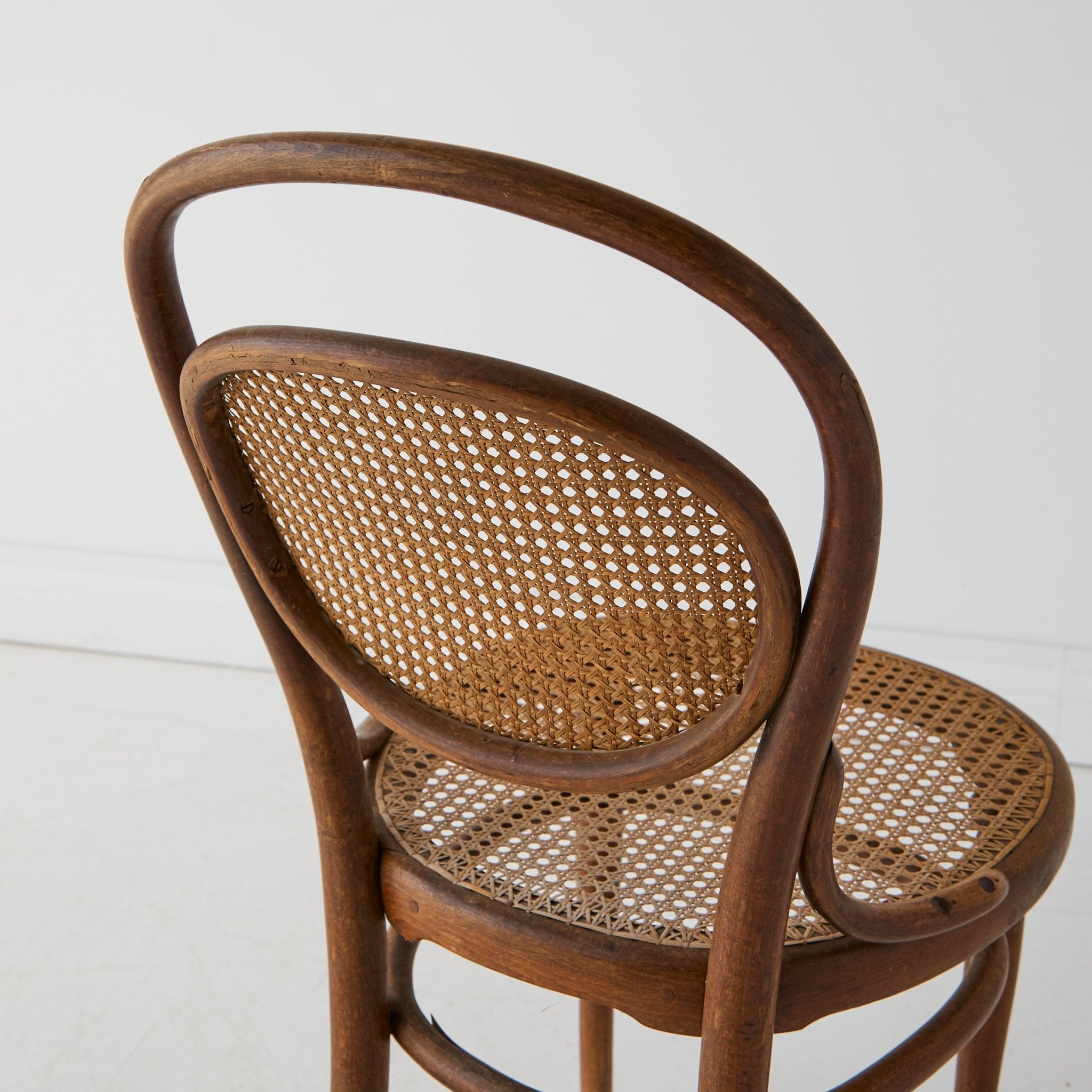 Thonet N11 Cane Dining Chair - elsie green - furniture