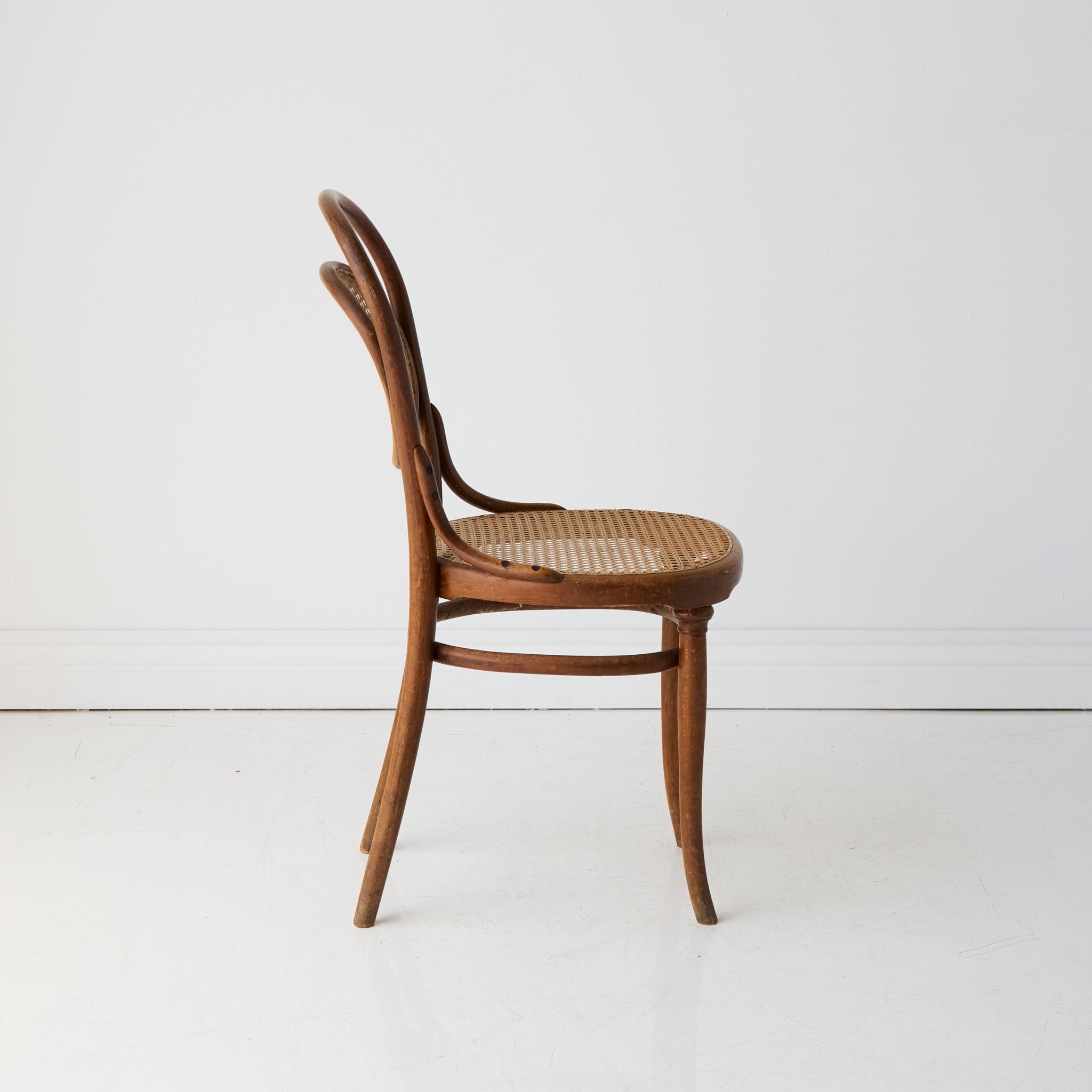 Thonet N11 Cane Dining Chair - elsie green - furniture