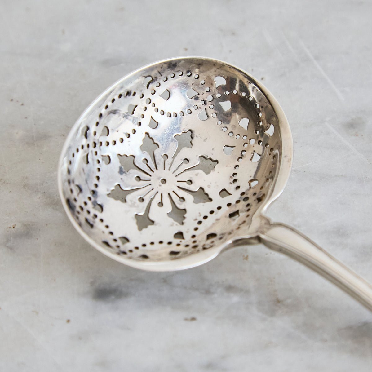 Tiffany and Co. Sterling Sugar Spoon and Paul Revere Silver Bowl | The Patrick Orbe Collection - elsie green - the french kitchen