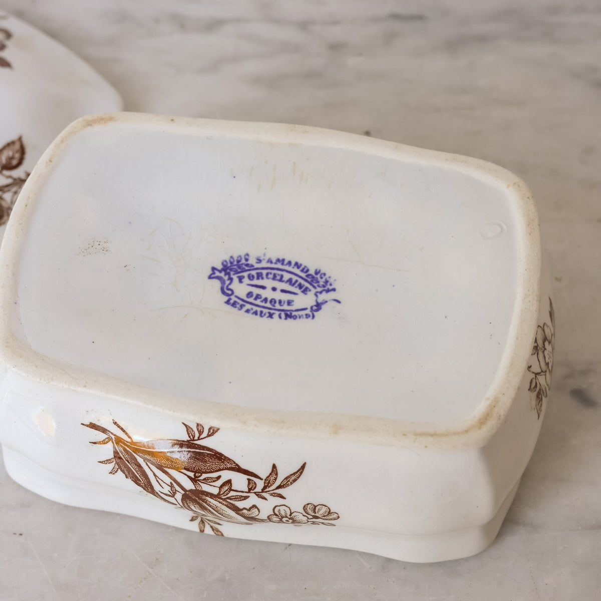 Transferware Cheese Keeper - elsie green - the french kitchen