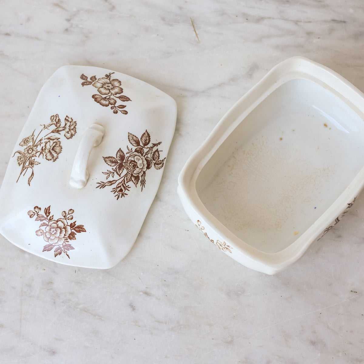 Transferware Cheese Keeper - elsie green - the french kitchen