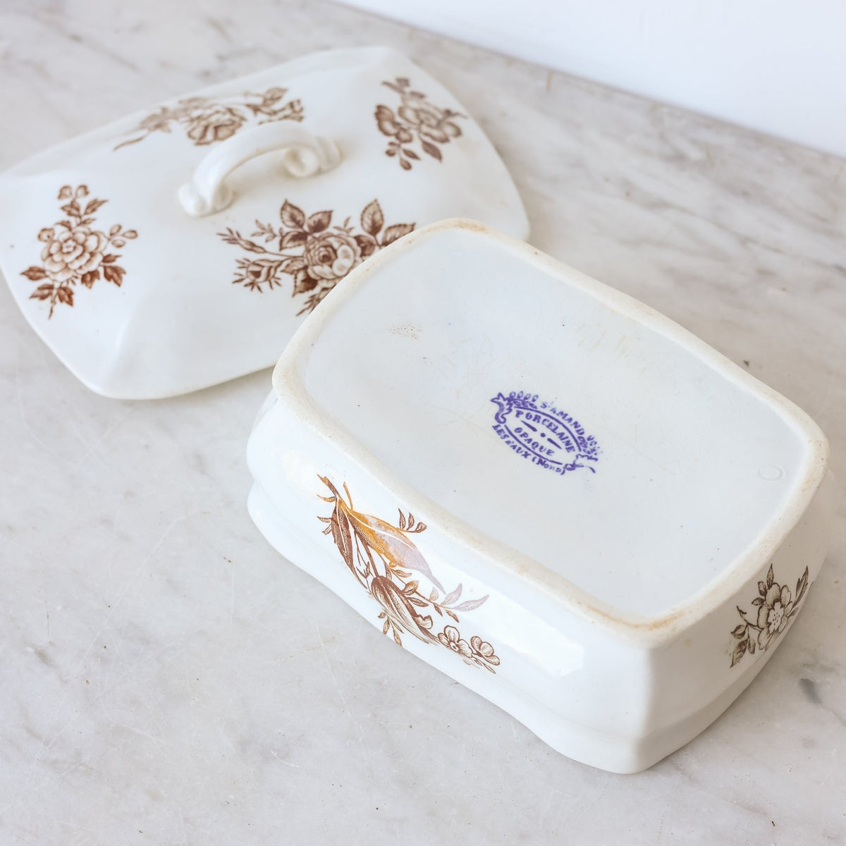 Transferware Cheese Keeper - elsie green - the french kitchen