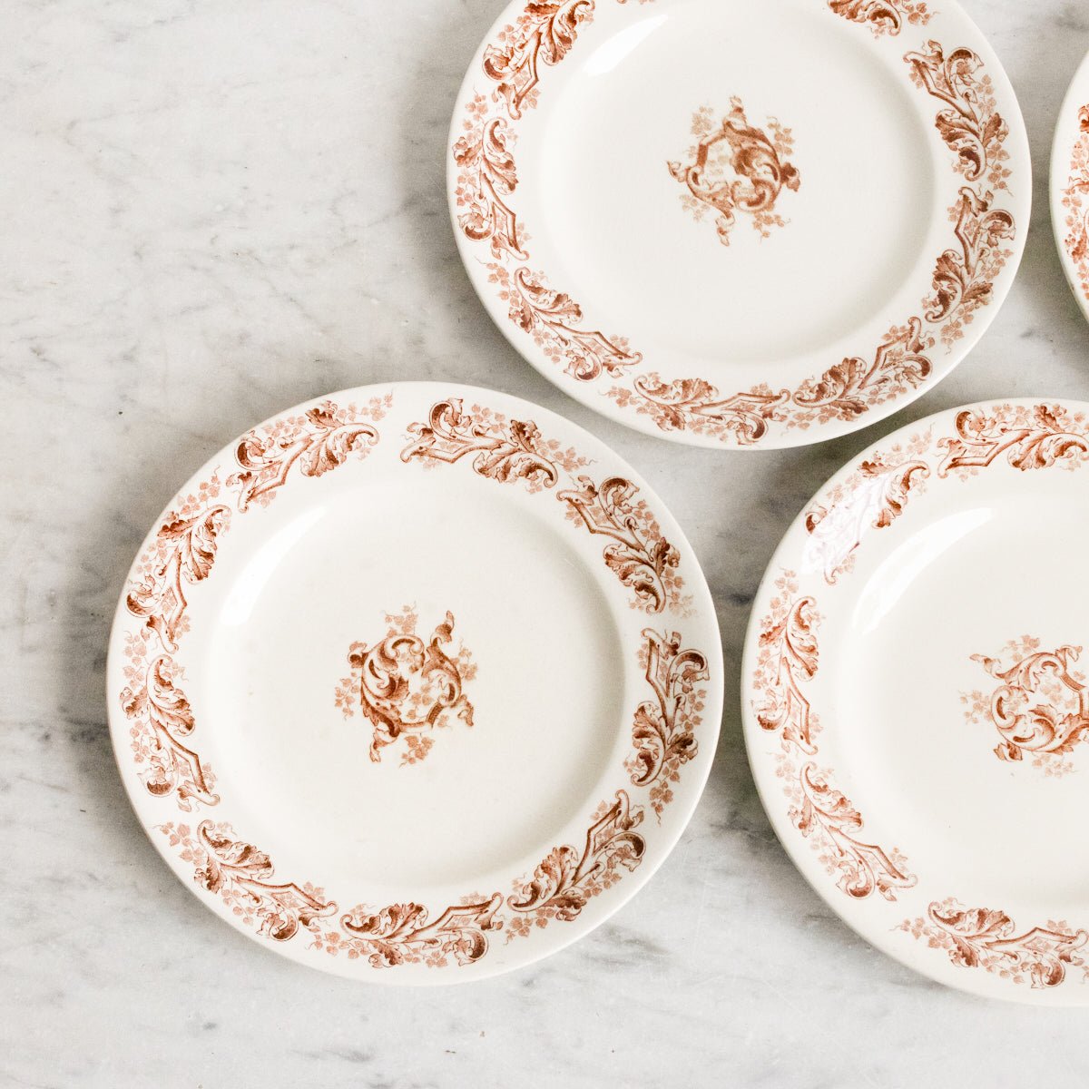 Transferware Dinner Plate Set of 4 - elsie green - the french kitchen