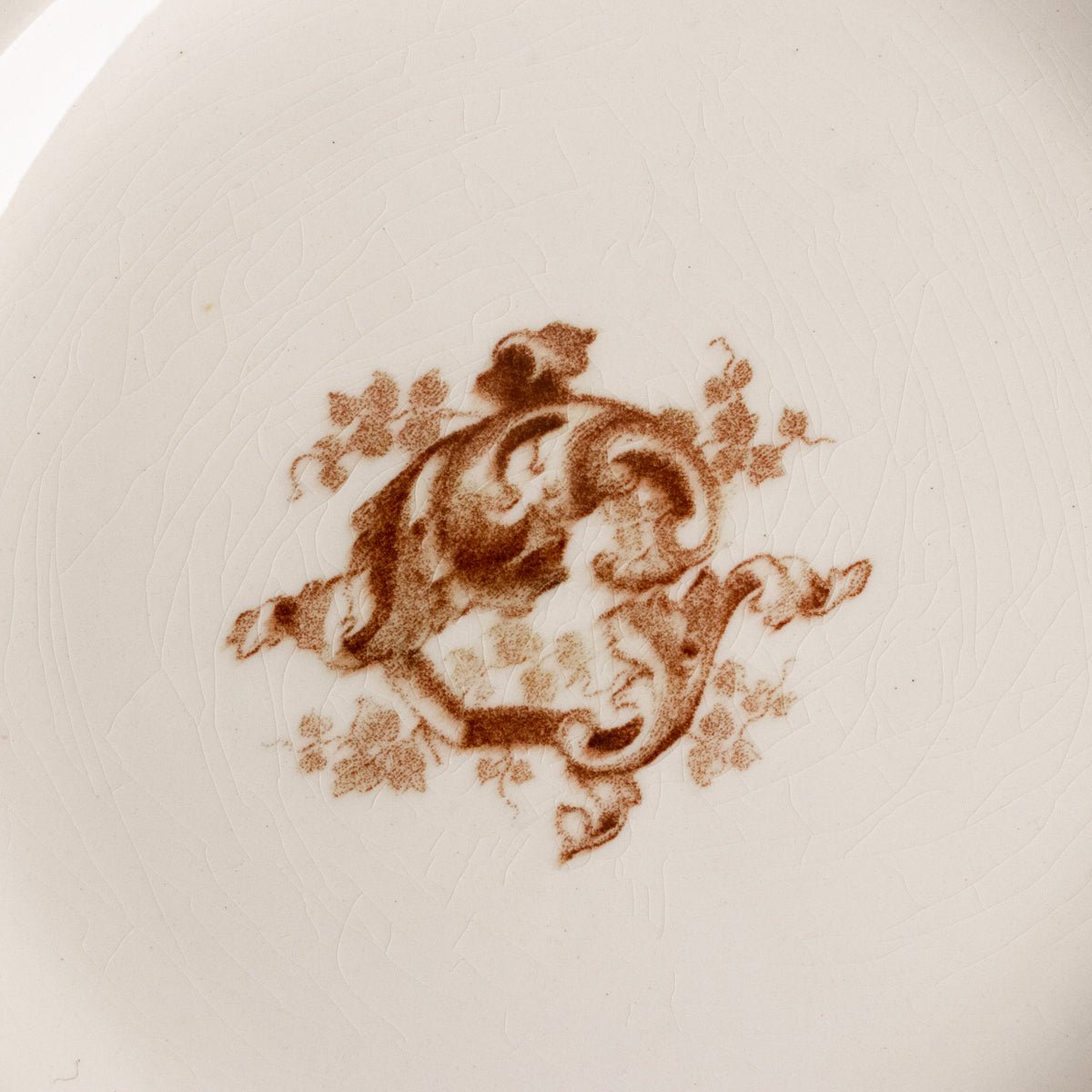 Transferware Dinner Plate Set of 4 - elsie green - the french kitchen