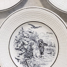 Transferware Les Mois Conversation Plate Set of 5 - elsie green - the french kitchen