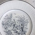 Transferware Les Mois Conversation Plate Set of 5 - elsie green - the french kitchen