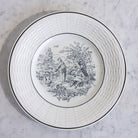 Transferware Les Mois Conversation Plate Set of 5 - elsie green - the french kitchen