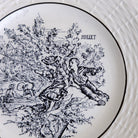 Transferware Les Mois Conversation Plate Set of 5 - elsie green - the french kitchen