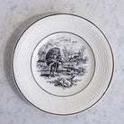 Transferware Les Mois Conversation Plate Set of 5 - elsie green - the french kitchen