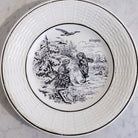 Transferware Les Mois Conversation Plate Set of 5 - elsie green - the french kitchen