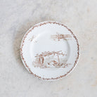 Transferware Plate With Birds, Boats & Shells Set Of 8 - elsie green - The French Kitchen