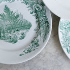 Transferware Plate With Ducks Set Of 12 - elsie green - The French Kitchen