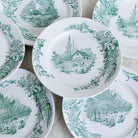 Transferware Plate With Ducks Set Of 12 - elsie green - The French Kitchen