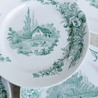 Transferware Plate With Ducks Set Of 12 - elsie green - The French Kitchen
