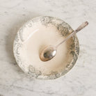 Transferware Serving Bowl & Christofle Serving Spoon - elsie green - The French Kitchen