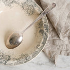 Transferware Serving Bowl & Christofle Serving Spoon - elsie green - The French Kitchen